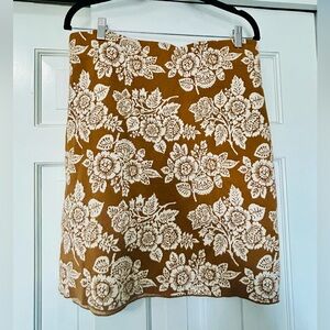 NWT Loft Floral Sweater Skirt- Size XL